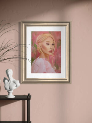 Ariana Grande Fine Art Print