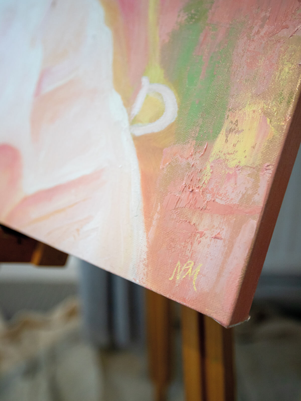 Close up paint detail